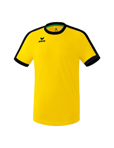 Erima Sport-Tshirt Trikot Retro Star (100% Polyester) gelb/schwarz Herren